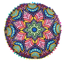 Indian Mandala Floor Pillows Round Bohemian printed Pillows Cover Case serviette de plage