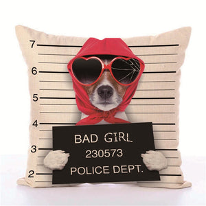 Cushion Cover Printed Dog Cushion Cover Decorative Pillows Car Covers Code Grabber Cushion Covers Cushions Home Decor Pillowcase