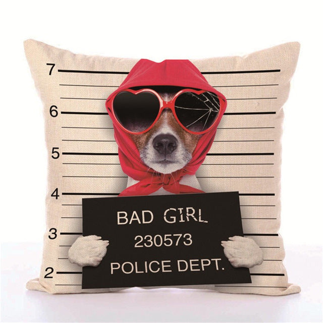 Cushion Cover Printed Dog Cushion Cover Decorative Pillows Car Covers Code Grabber Cushion Covers Cushions Home Decor Pillowcase