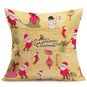 Christmas Decoration Festival Pillow Case Cushion Cover