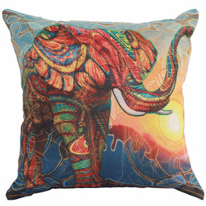 Home Decorative Elephant Pillow Case Cushion Cover