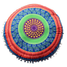 Indian Mandala Pillows Round Bohemian Home Cushion Pillows Cover Case Cushions