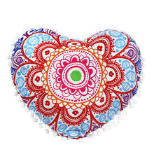 Indian Mandala Pillows Heart Bohemian Home Cushion Pillows Cover Case Cushions