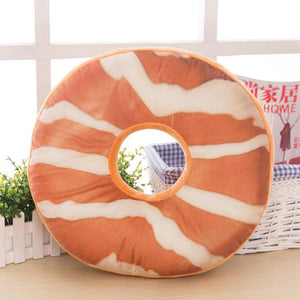 New style Doughnut Shaped Ring Plush Soft Novelty Style Cushion Pillow