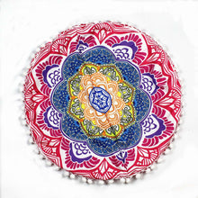 Indian Mandala Pillows Round Bohemian Home Cushion Pillows Cover Case Cushions