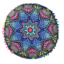 Indian Mandala Floor Pillows Round Bohemian Cushion Cushions Pillows Cover Case