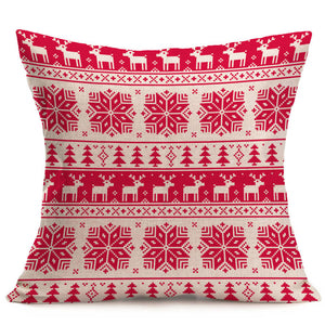 Christmas Cartoon Decoration Festival Pillow Case Cushion Cover