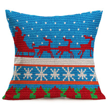 Christmas Cartoon Decoration Festival Pillow Case Cushion Cover