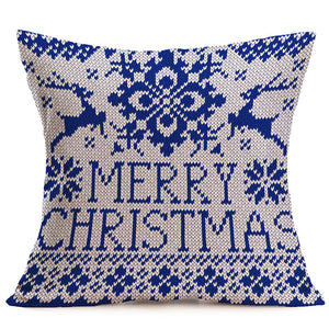 Christmas Cartoon Decoration Festival Pillow Case Cushion Cover