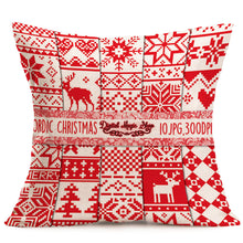 Christmas Cartoon Decoration Festival Pillow Case Cushion Cover