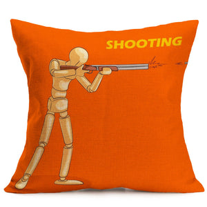 Sports Sofa Bed Home Decoration Festival Pillow Case Cushion Cover