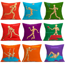 Sports Sofa Bed Home Decoration Festival Pillow Case Cushion Cover