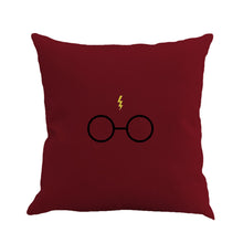 Simple Glasses Decorative Cushion Cover Cotton Linen