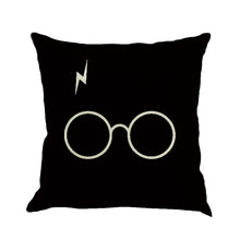 Simple Glasses Decorative Cushion Cover Cotton Linen