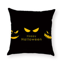 Happy Halloween Pillow Cases  Linen Sofa Cushion Cover Home Decor