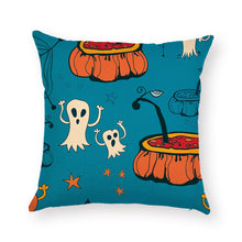 Happy Halloween Pillow Cases  Linen Sofa Cushion Cover Home Decor