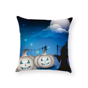 Happy Halloween Pillow Cases  Linen Sofa Cushion Cover Home Decor