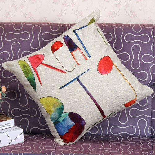 English alphabet cushion covers decorative pillows cushions home decor