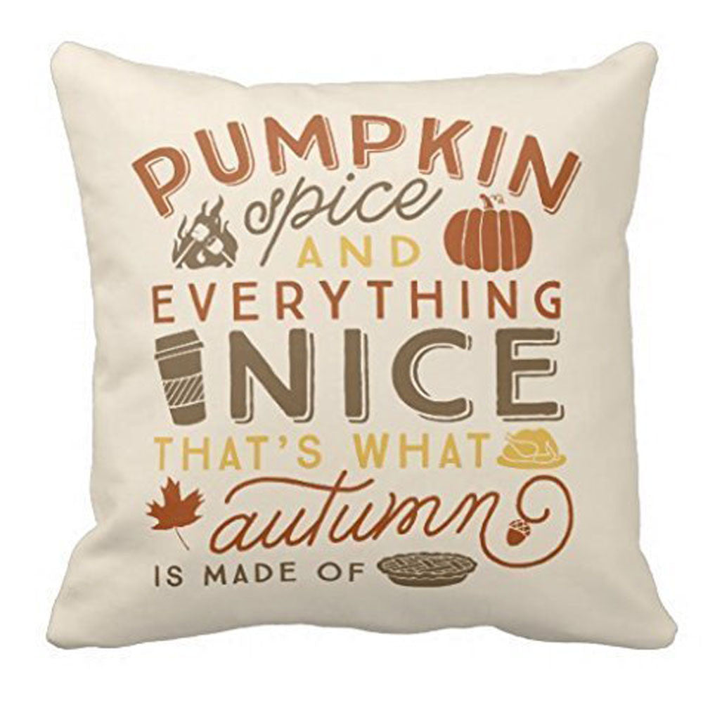 Happy Halloween Pillow Cases  Linen Sofa Cushion Cover Home Decor