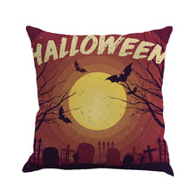 Happy Halloween Pillow Cases Linen Sofa Cushion Cover Home Decor