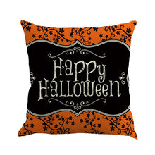 Happy Halloween Pillow Cases Linen Sofa Cushion Cover Home Decor