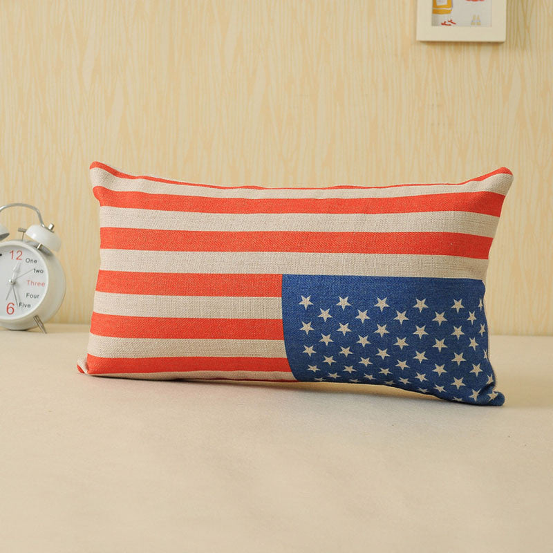 New Creative Flag Series Cushion Covers Decorative Pillows Cushions USA