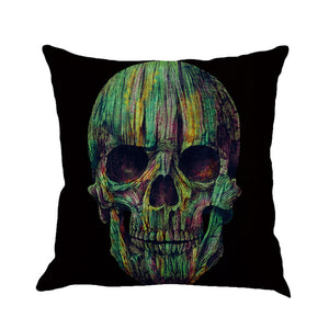 Happy Halloween Pillow Cases Linen Sofa Cushion Cover Home Decor