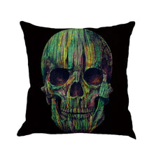 Happy Halloween Pillow Cases Linen Sofa Cushion Cover Home Decor