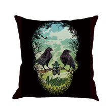 Happy Halloween Pillow Cases Linen Sofa Cushion Cover Home Decor