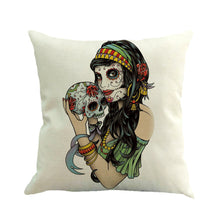 Happy Halloween Pillow Cases Linen Sofa Cushion Cover Home Decor