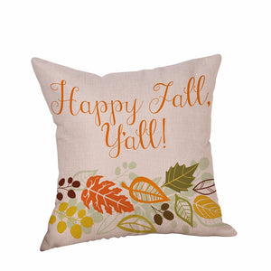 Happy Halloween Pillow Cases  Linen Sofa Cushion Cover Home Decor