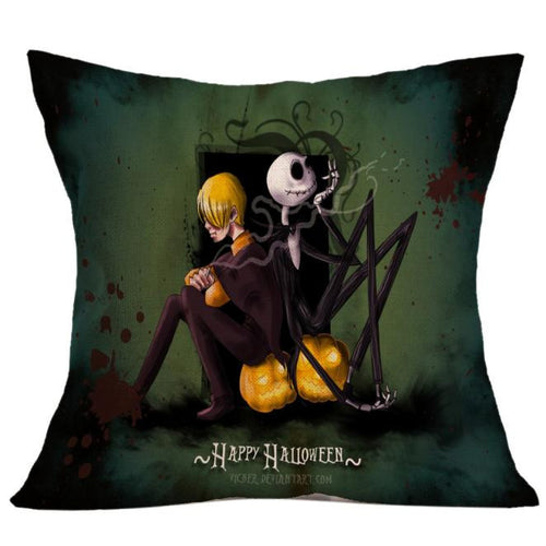 Halloween Pillow Case Sofa Waist Throw Cushion Cover Home Decor