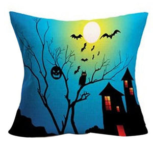 Halloween Pillow Case Sofa Waist Throw Cushion Cover Home Decor