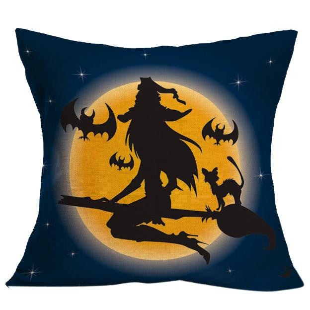 Halloween Pillow Case Sofa Waist Throw Cushion Cover Home Decor