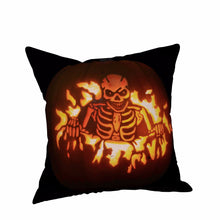 Happy Halloween Pillow Cases  Linen Sofa Cushion Cover Home Decor