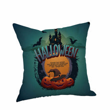 Happy Halloween Pillow Cases  Linen Sofa Cushion Cover Home Decor