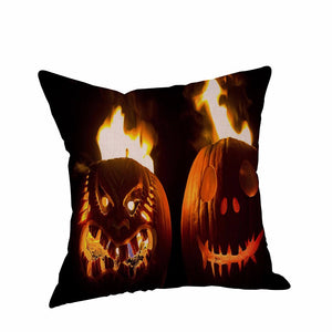 Happy Halloween Pillow Cases  Linen Sofa Cushion Cover Home Decor