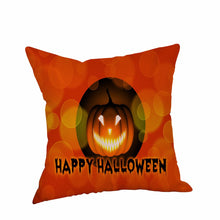 Happy Halloween Pillow Cases  Linen Sofa Cushion Cover Home Decor