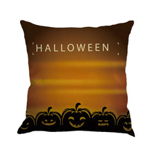 Happy Halloween Pillow Cases Linen Sofa Cushion Cover Home Decor