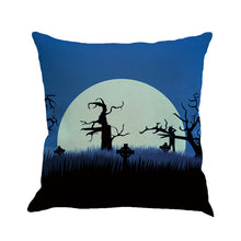 Happy Halloween Pillow Cases Linen Sofa Cushion Cover Home Decor