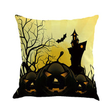 Happy Halloween Pillow Cases Linen Sofa Cushion Cover Home Decor