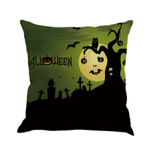 Happy Halloween Pillow Cases Linen Sofa Cushion Cover Home Decor