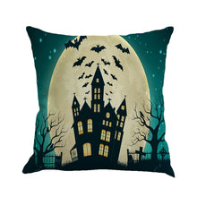 Happy Halloween Pillow Cases Linen Sofa Cushion Cover Home Decor