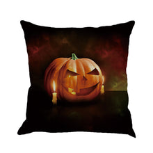 Happy Halloween Pillow Cases Linen Sofa Cushion Cover Home Decor