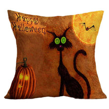 Halloween Square Pillow Cover Cushion Case  Pillowcase Zipper Closure