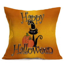 Halloween Square Pillow Cover Cushion Case  Pillowcase Zipper Closure