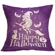 Halloween Square Pillow Cover Cushion Case  Pillowcase Zipper Closure