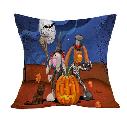 Halloween Pillow Case Sofa Waist Throw Cushion Cover Home Decor