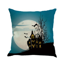 Happy Halloween Pillow Cases Linen Sofa Cushion Cover Home Decor