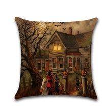 Halloween Series Square Pillow Cover Cushion Case  Pillowcase Zipper Closure